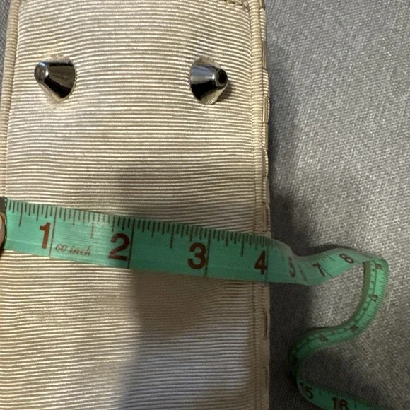 The Sak Women's Woven Taupe ribbon Purse Single Strap Zip Closure Lightweight - Picture 8 of 11